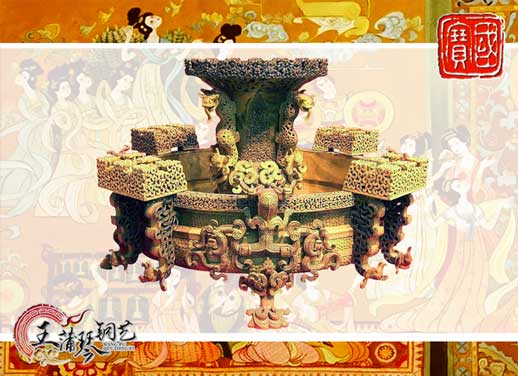 銅尊盤，曾侯乙尊盤，國寶級(jí)文物之一